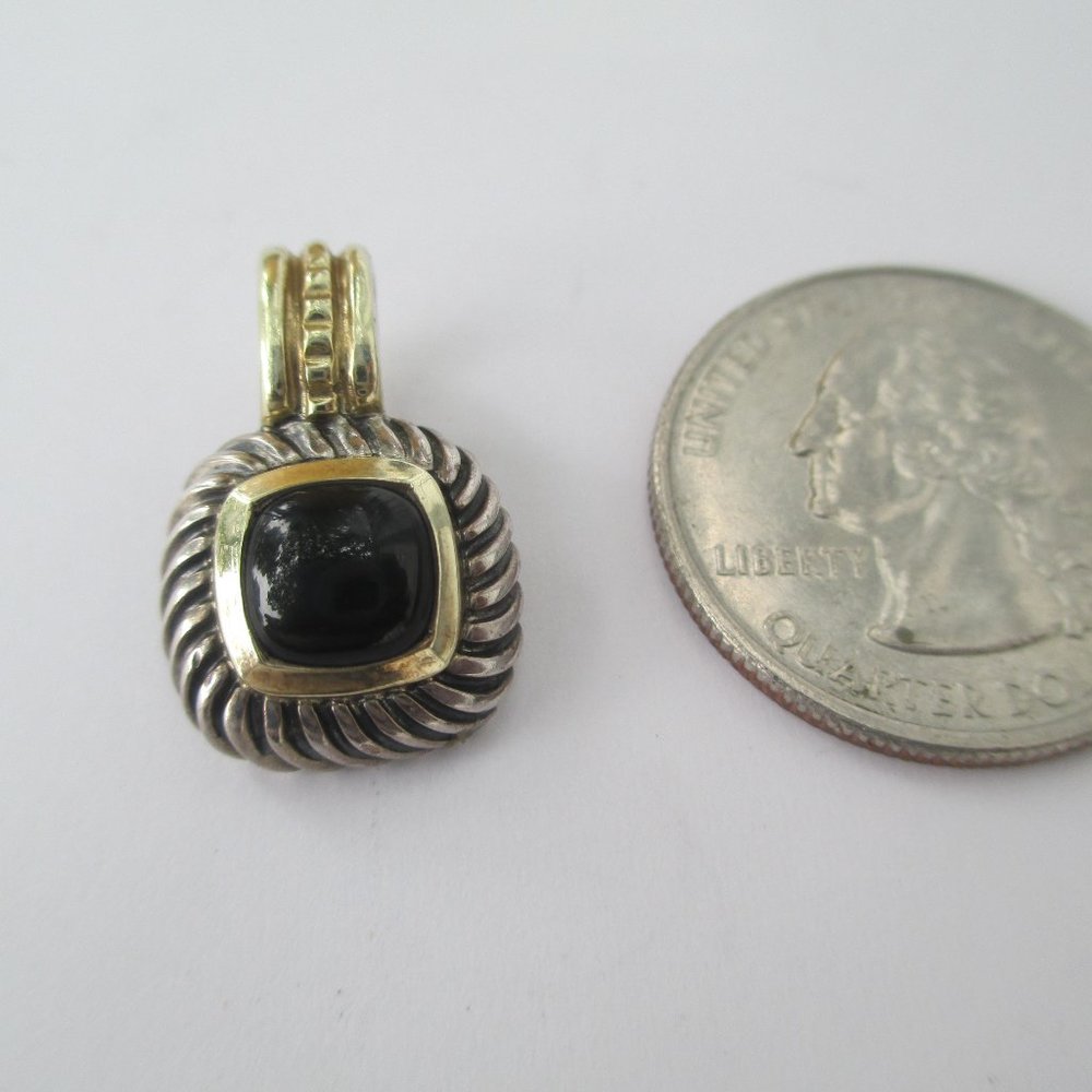 David Yurman Albion Onyx Pendant - 14K  925